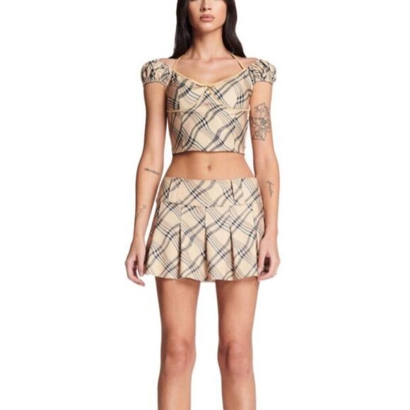 I.AM.GIA CARMEL TOP BURBERRY Small - Picture 4 of 15